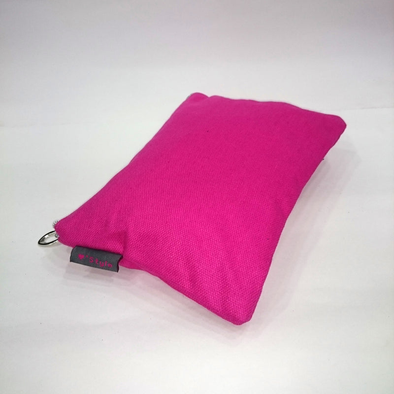 Solid Cosmetic/Travel Pouch in Pink Color - BestP : Best Product at Best Price