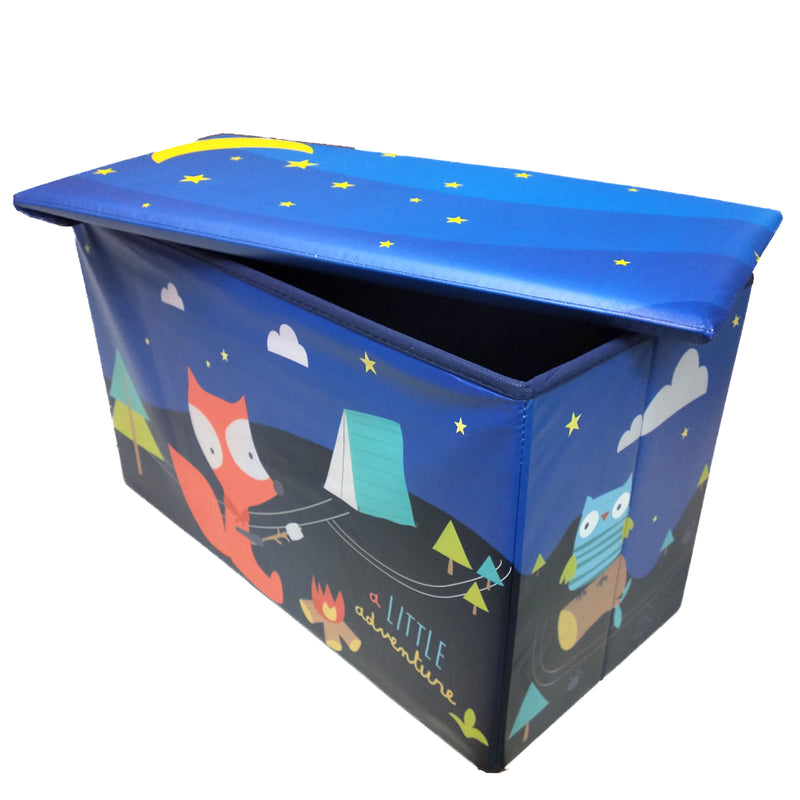 BestP Cartoon Print Storage Box | Folding Storage Box | Under Lid Storage with Padded Seat - BestP : Best Product at Best Price