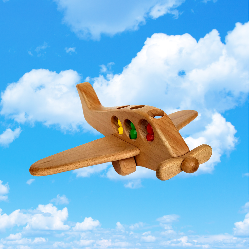 BestP Wooden Pushing Airplane - BestP : Best Product at Best Price